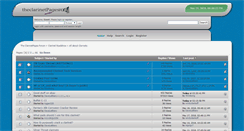 Desktop Screenshot of clarinetpages.info